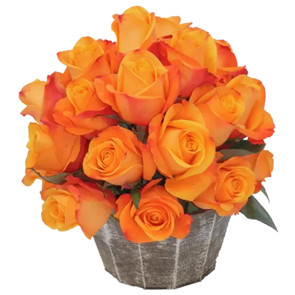 Aloha - Orange Rose Bouquet