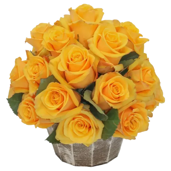 Bumblebee - Yellow Rose Bouquet