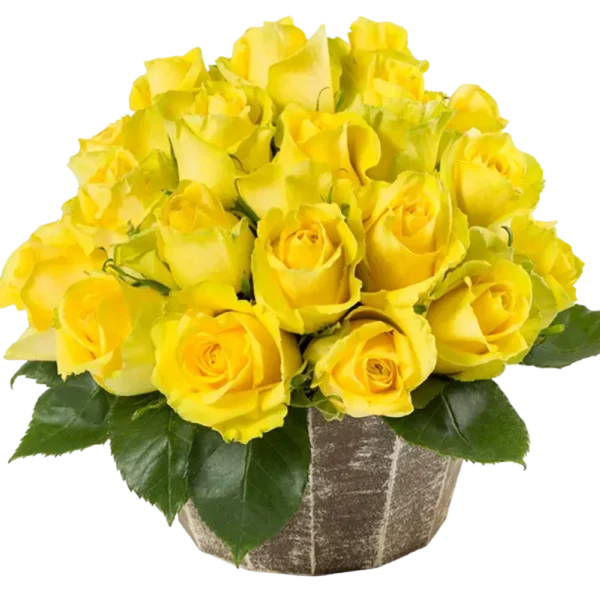 Stardust -Yellow Rose Bouquet