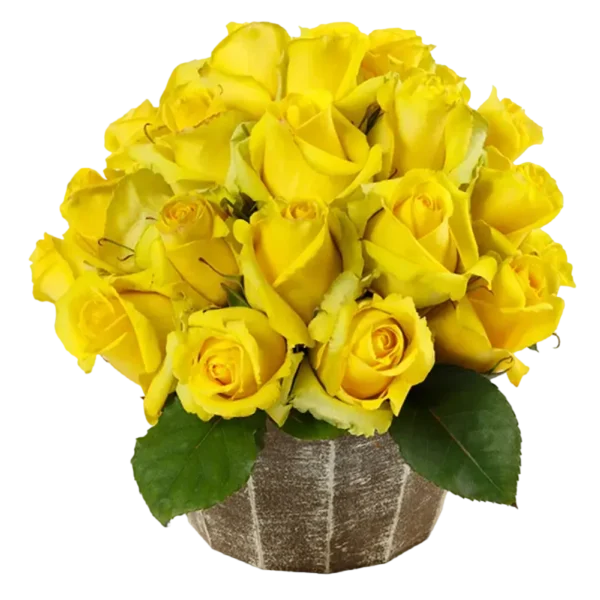 Tara - Yellow Rose Bouquet