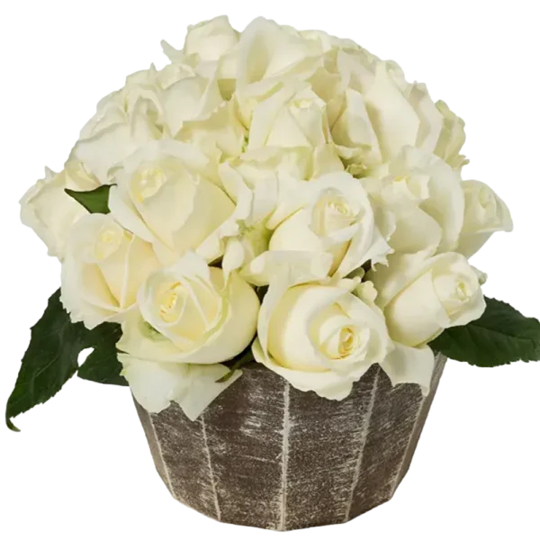 Tibet - White Rose Bouquet